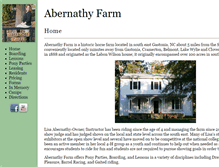 Tablet Screenshot of abernathyfarm.com